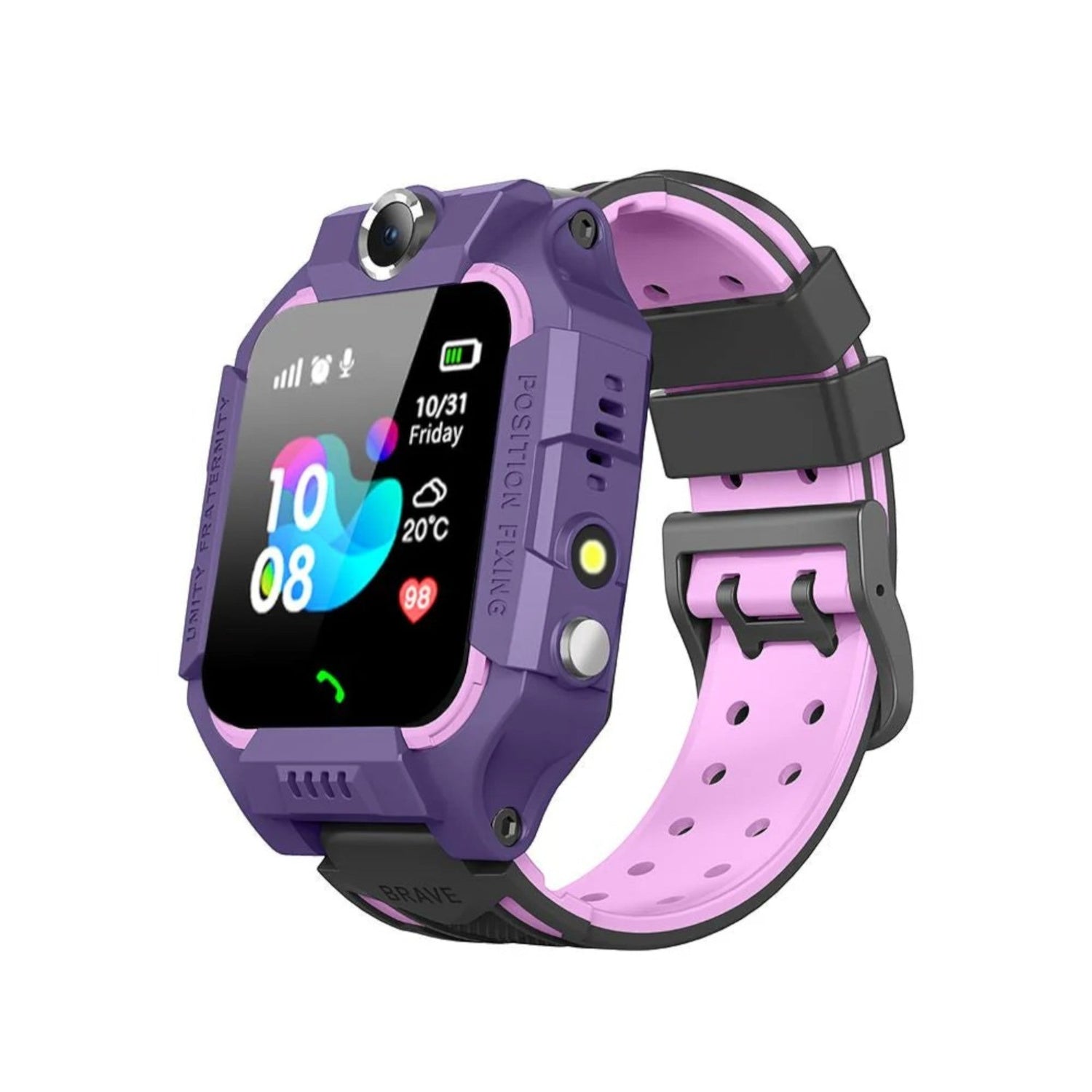 Kindersmartwatch mit GPS, Kamera, Anrufen und SOS-Taste – KidSecure