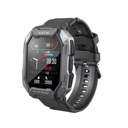 TacticalEdge Militär Smartwatch: Robuste Herren Militäruhren - Strapazierfähig, Multifunktional, Ideal für Outdoor-Abenteuer