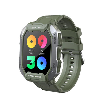 TacticalEdge Militär Smartwatch: Robuste Herren Militäruhren - Strapazierfähig, Multifunktional, Ideal für Outdoor-Abenteuer