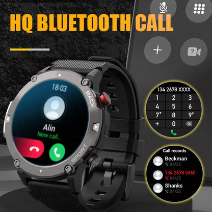 Erweiterte Herren Smartwatch Intelligente Herrenarmbanduhr mit Multifunktionsfunktionen, Perfekt für den täglichen Gebrauch