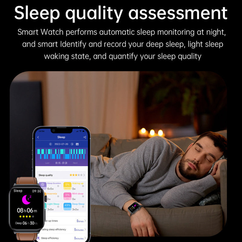 GlucoseGuardian Smartwatch: Präzisions-Blutglukosesensor &amp; Monitor - Essentielle Gesundheitsuhr für das Management des Blutzuckers