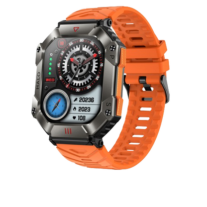 Ultimative Herren Fitness Smartwatch Robuste Sportuhr für Läufer, Mit Verbesserte Tracking-Funktionen für Athletische Leistung