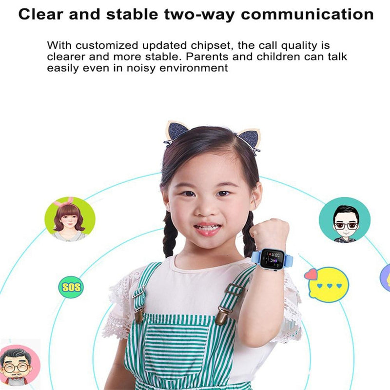KidsConnect Smartwatch für Mädchen und Jungen - Vielseitige Tracker-Uhr und Telefonsteuerung für Kinder mit Kamera