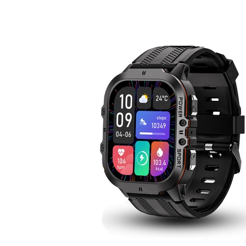 AquaPro Schwimm Smartwatch: Wasserdichte Sportuhr - Ideal für Schwimmer, langlebiger wasserfesten Fitness-Tracker