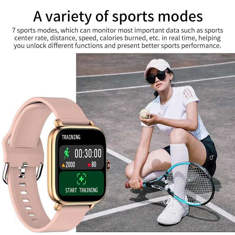 Elegante Damen Fitness Smartwatch Fortgeschrittener Fitness Tracker für Frauen, Massgeschneidert für Gesundheits- und Aktivitätsüberwachung