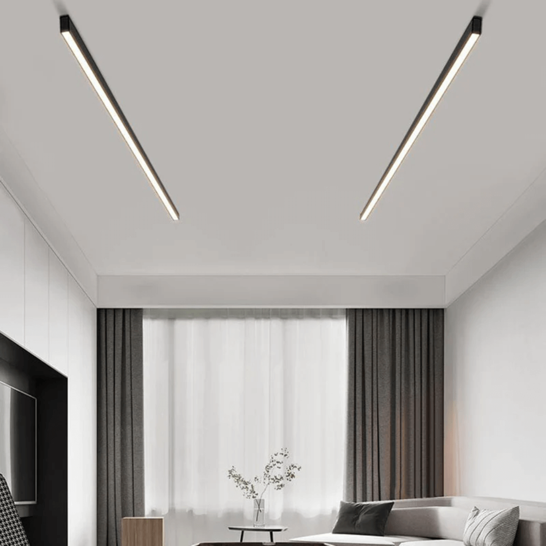 Lineare LED Deckenleuchte Industrie Design