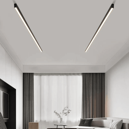 Lineare LED Deckenleuchte Industrie Design