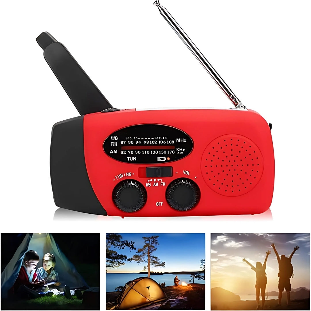 Ultimative Notfallradio mit Powerbank &amp; SOS-Funktion