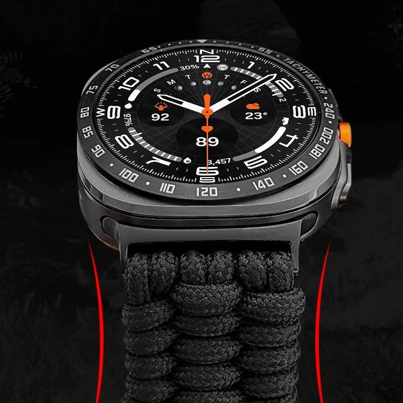 Outdoor nylon woven watch strap for Samsung Ultra Watch