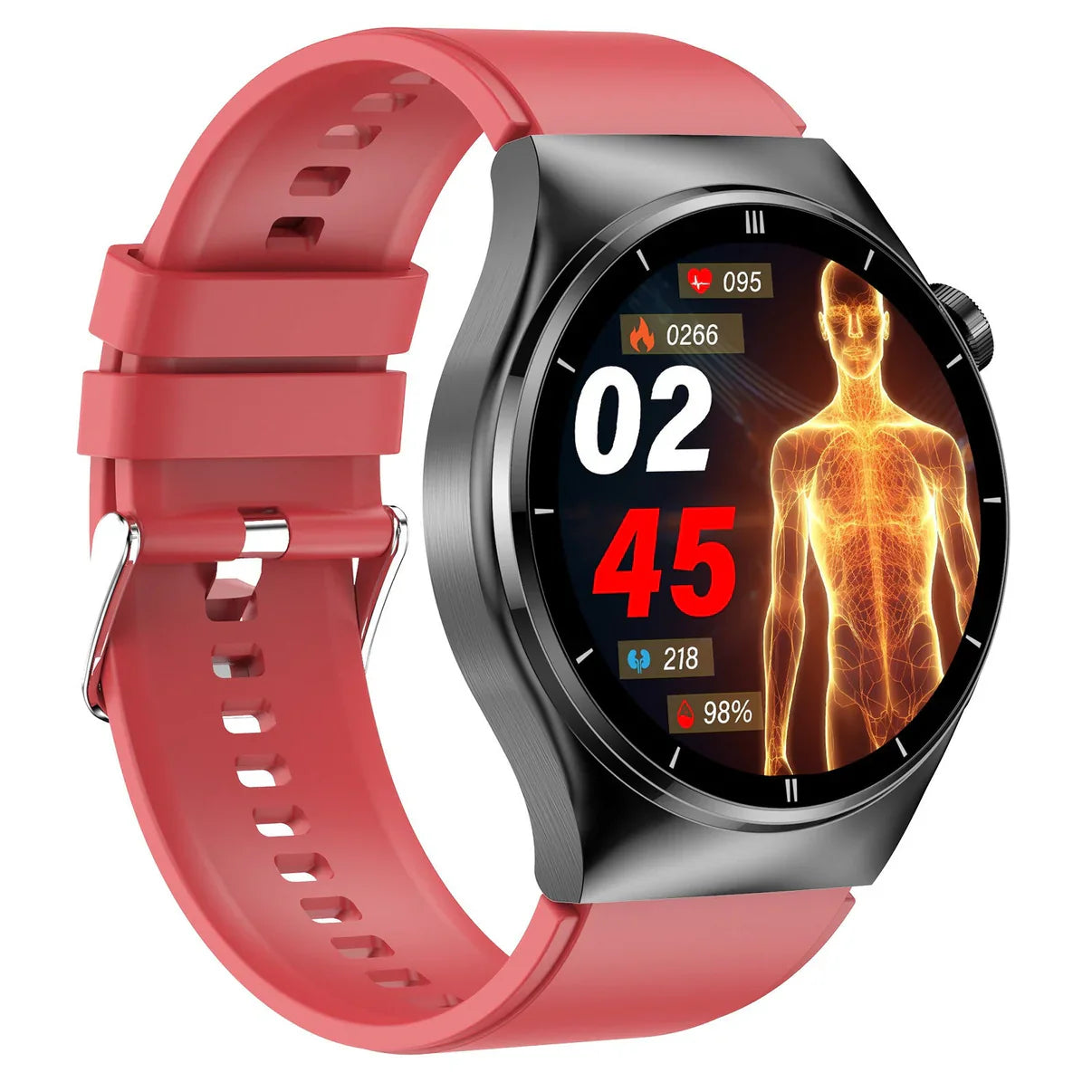 Zelara F320 Laser-Therapie Smartwatch Blutzucker Blutsauerstoff Harnsäure Lipidüberwachung