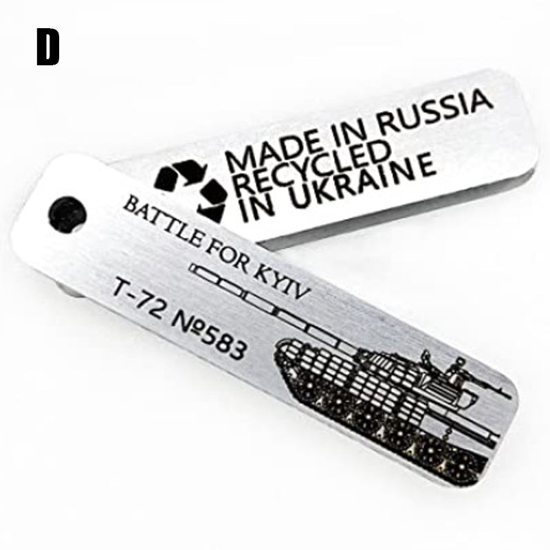 Ukrainischer brutaler Militär-Schlüsselanhänger