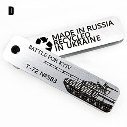 Ukrainischer brutaler Militär-Schlüsselanhänger