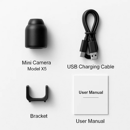 Mini WLAN versteckte Kamera und Audio - Winzige Überwachungs-Mini-Spionkameras Drahtlose Nanny-Überwachung