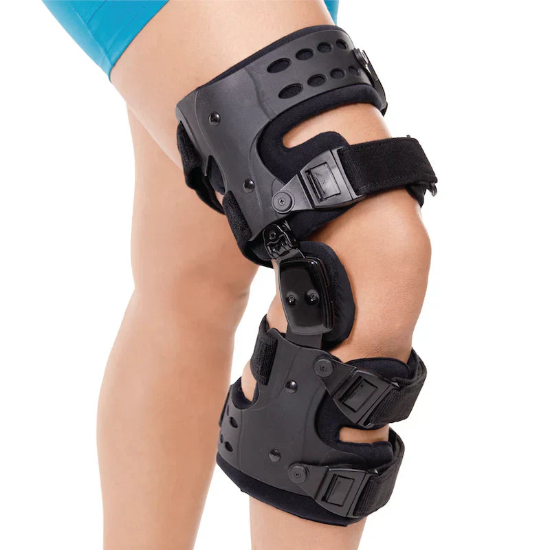 Osteoarthritis Entlastungs-Knieorthese | Mediale &amp; Laterale Unterstützung zur Linderung von Knochen-auf-Knochen-Arthritis, verstellbare Größe für verbesserten Komfort