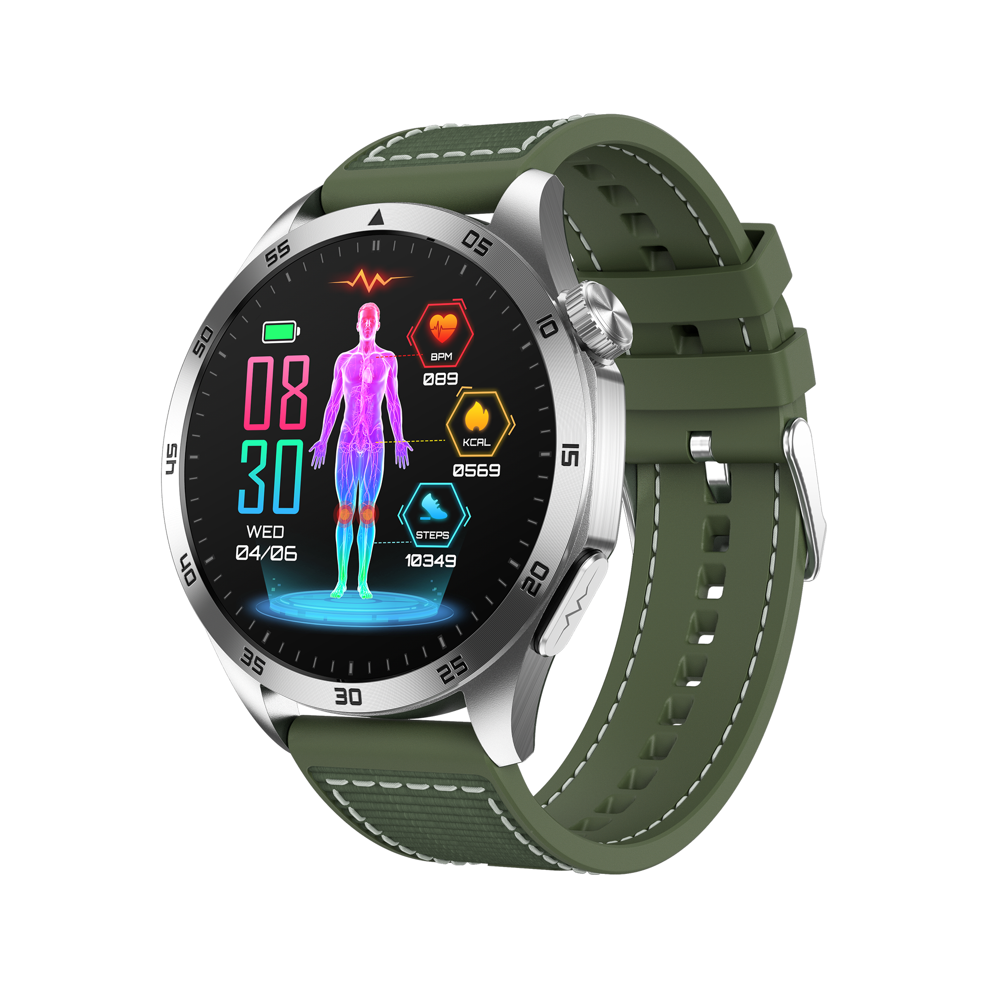 Zelara pro 4 Intelligente mikrophysikalische Untersuchung Blutzucker EKG Druck Blutsauerstoff Smartwatch