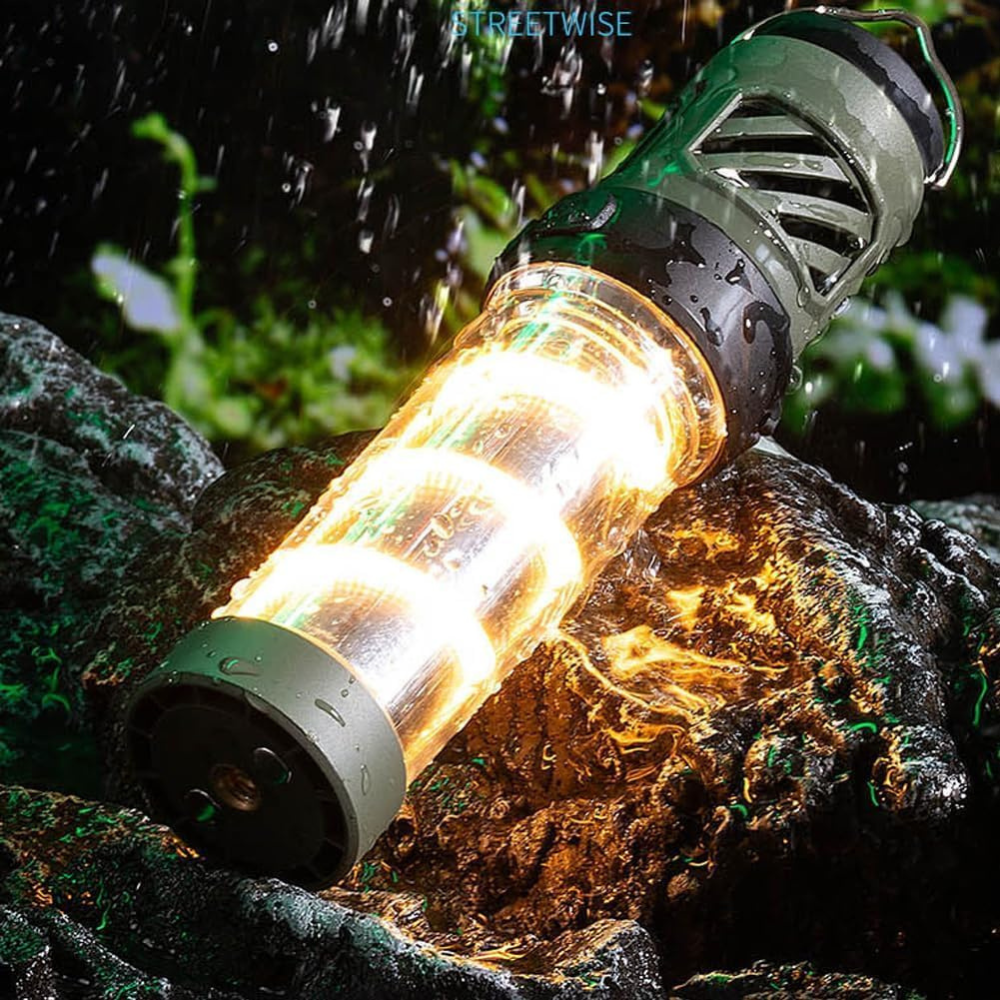 Wiederaufladbare Outdoor Mückenabwehr Lampe – Tragbar, IP44, Ambientebeleuchtung, Insektenschutz