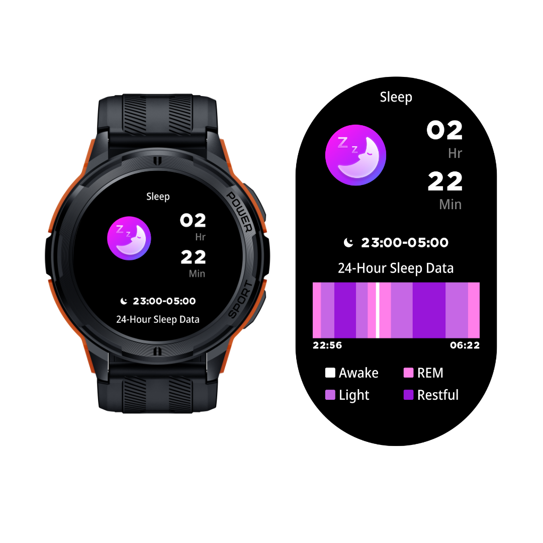 Rugged Smartwatch für Männer - Robuste, unzerstörbare Digitaluhr kompatibel mit iPhone