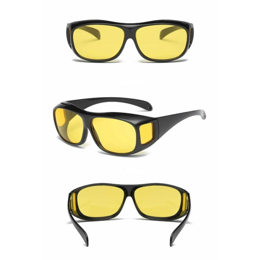 Nachtfahrklarheitsbrille - Anti-Blend UV-Schutzbrille zur Reduzierung der Augenbelastung &amp; Verbesserung der Sicht beim nächtlichen Fahren