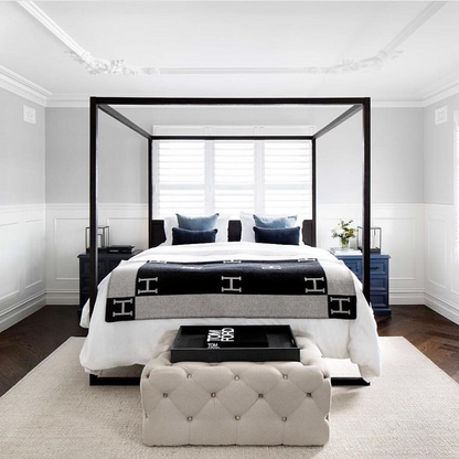 Luxuriöser Baumwoll-Sofaüberwurf 140x170 cm