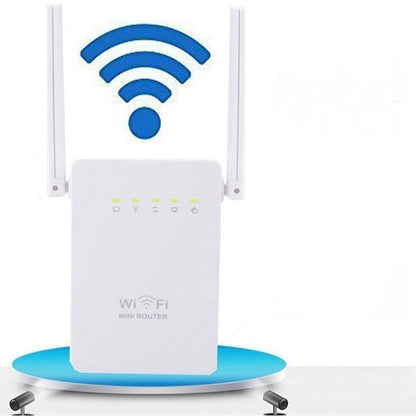 WLAN Repeater Router 300M &amp; 1200M Dual-Band mit WAN/LAN Ports, 2,4 GHz &amp; 5 GHz
