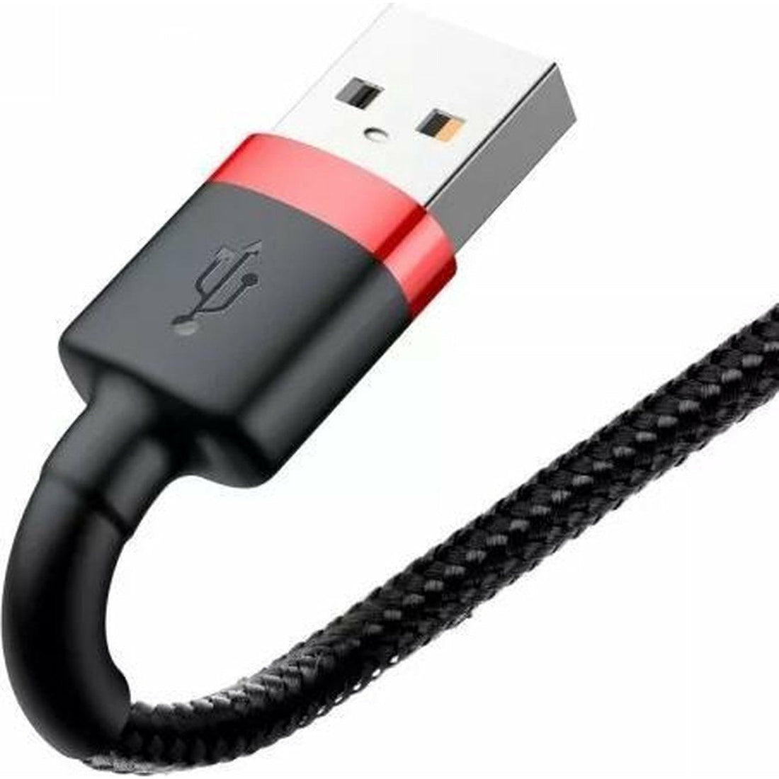 Baseus iPhone-Ladekabel – USB-A-auf-Lightning-Kabel – 2 Meter – Schwarz – Robustes Nylonkabel – 480 Mbit/s – iPhone-Kabel 2 m