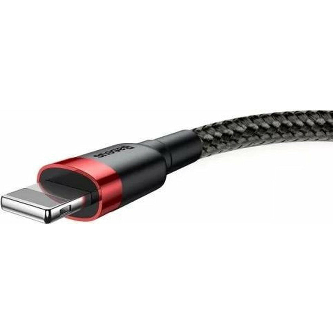 Baseus iPhone-Ladekabel – USB-A-auf-Lightning-Kabel – 2 Meter – Schwarz – Robustes Nylonkabel – 480 Mbit/s – iPhone-Kabel 2 m