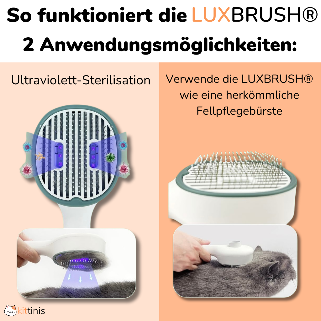 KITTINIS - LUXBRUSH (UV-Zeckenbürste) | 50% RABATT!