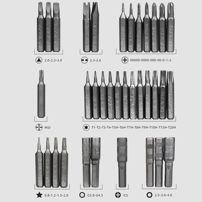 63 in 1 Präzisionsschraubendreher Set