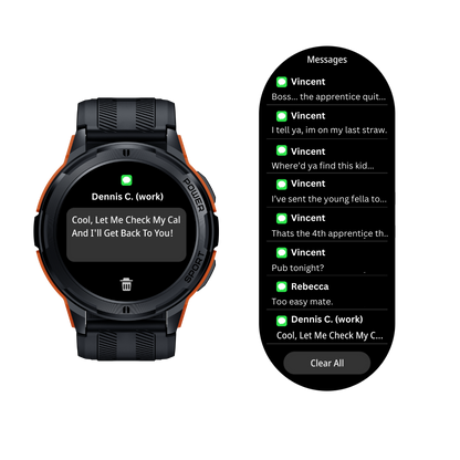 Rugged Smartwatch für Männer - Robuste, unzerstörbare Digitaluhr kompatibel mit iPhone