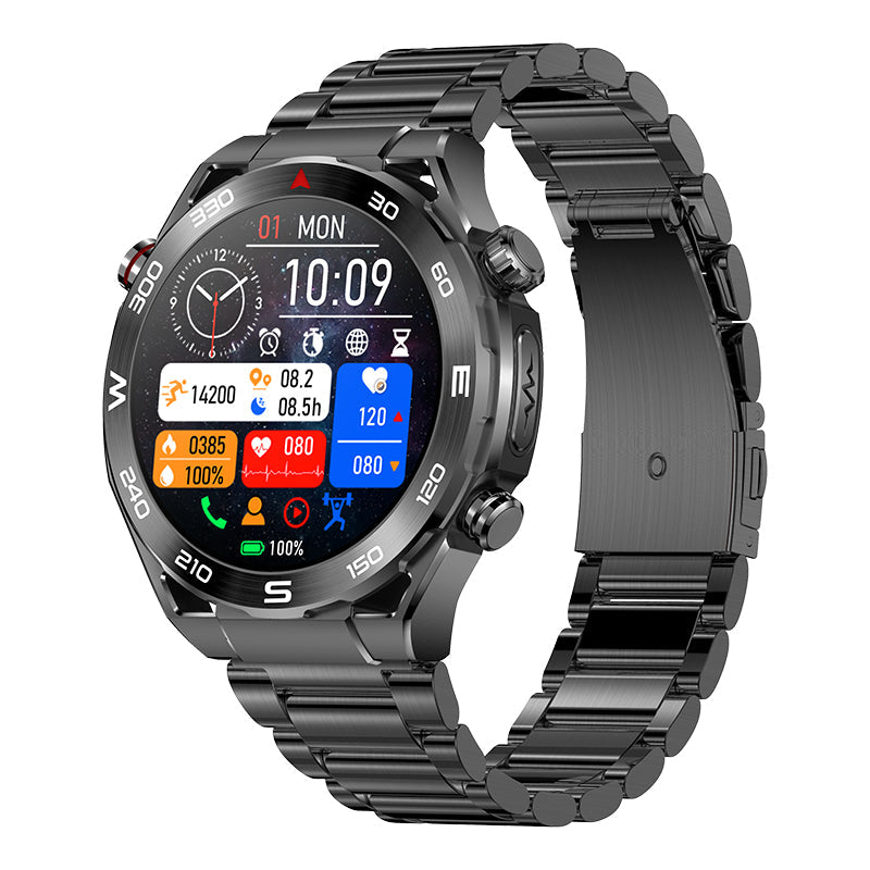 Zelara Max 1 Herzfrequenz Blutzucker EKG/EKG Blutdrucküberwachung Bluetooth Talk Smartwatch