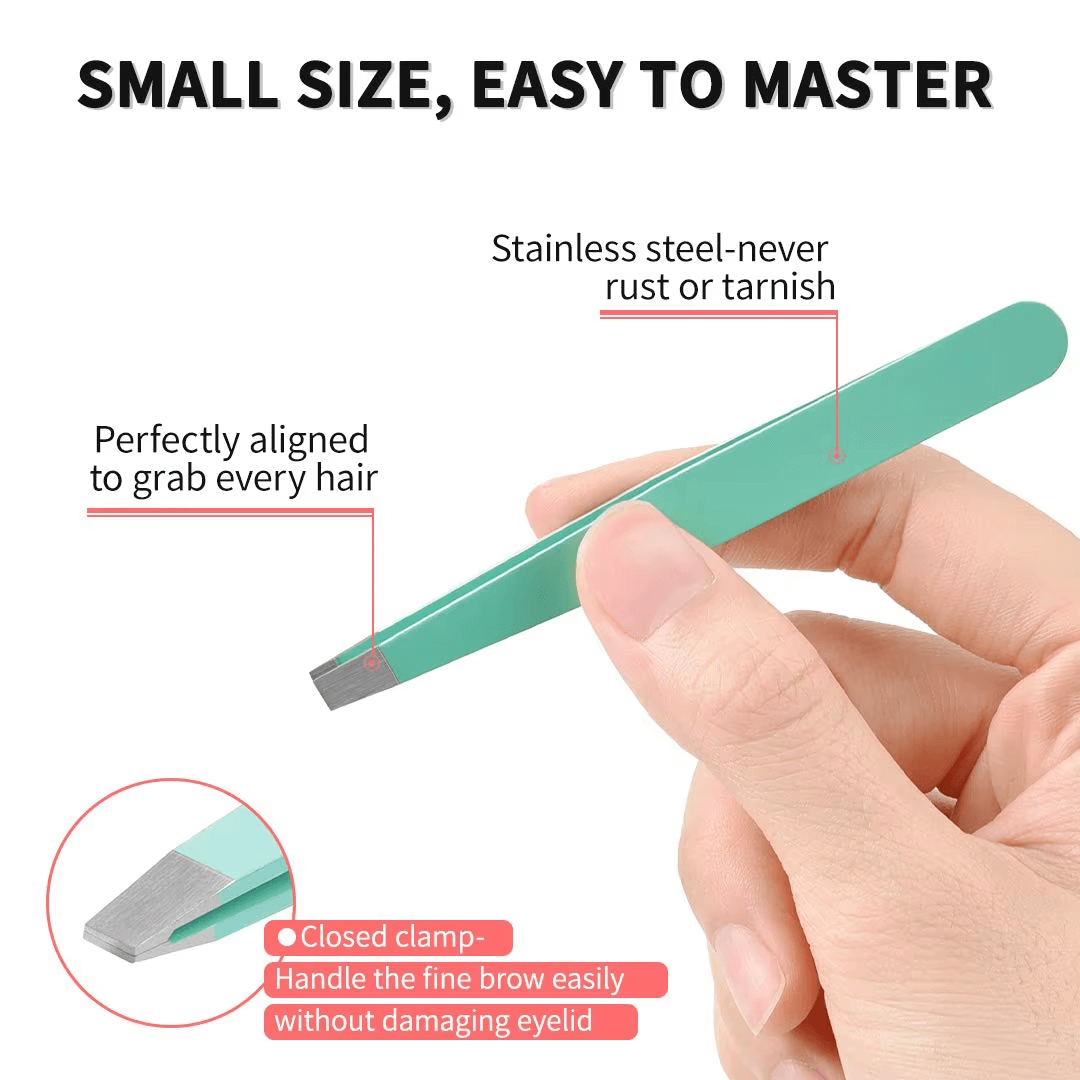 6er Set Präzisionspinzetten mit Etui