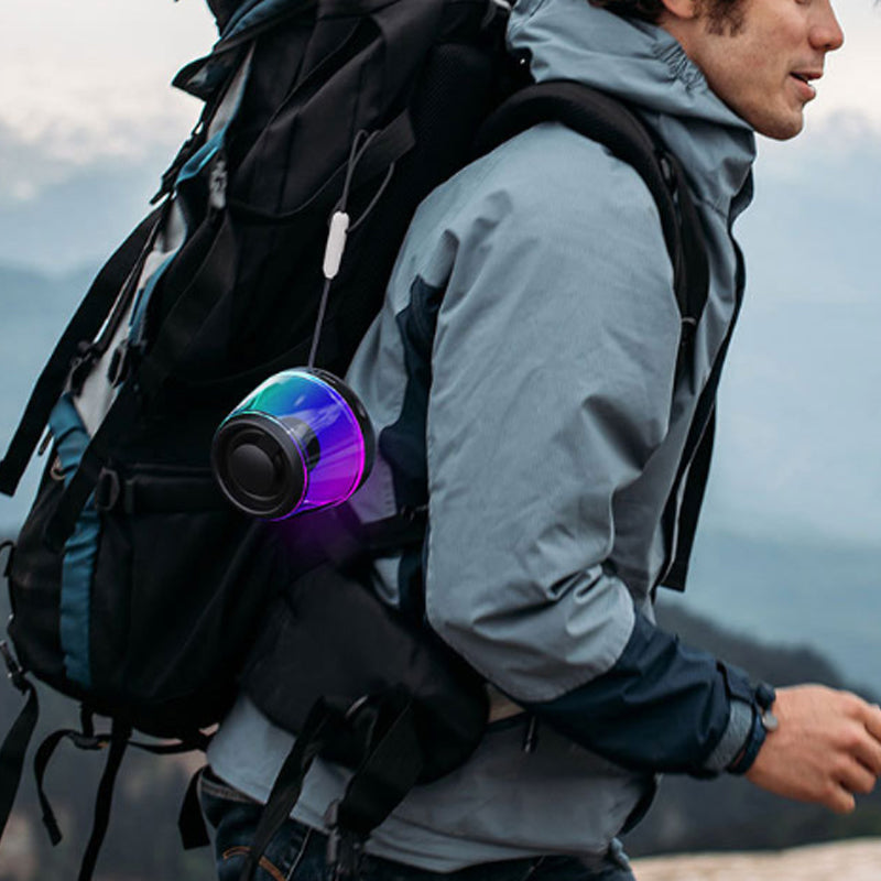 Zelara - Magnetischer Mini-Bluetooth-Lautsprecher mit RGB-Licht