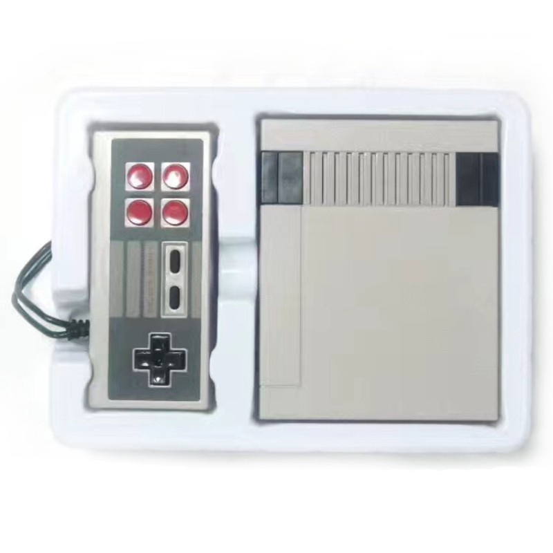Retro Gaming Konsole mit 620 Spielen – Plug &amp; Play, 2 kabelgebundene Controller, HDMI/AV, kompakt
