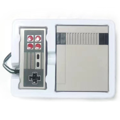 Retro Gaming Konsole mit 620 Spielen – Plug &amp; Play, 2 kabelgebundene Controller, HDMI/AV, kompakt