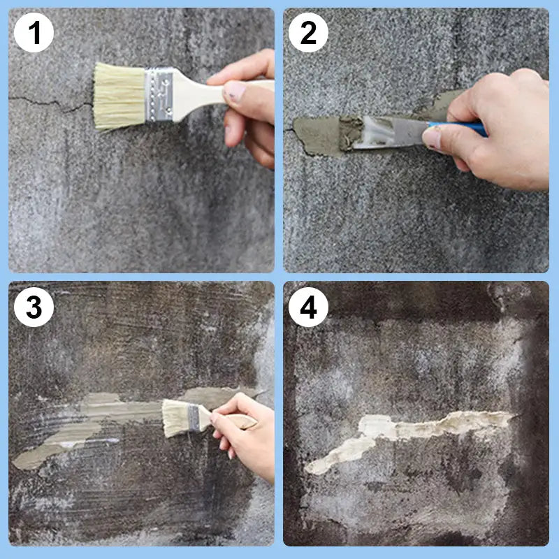 300g transparente wasserdichte Klebstoff Außenwände Leckdicht Beschichtung Badezimmerboden Rissabdichtung schimmelresistent