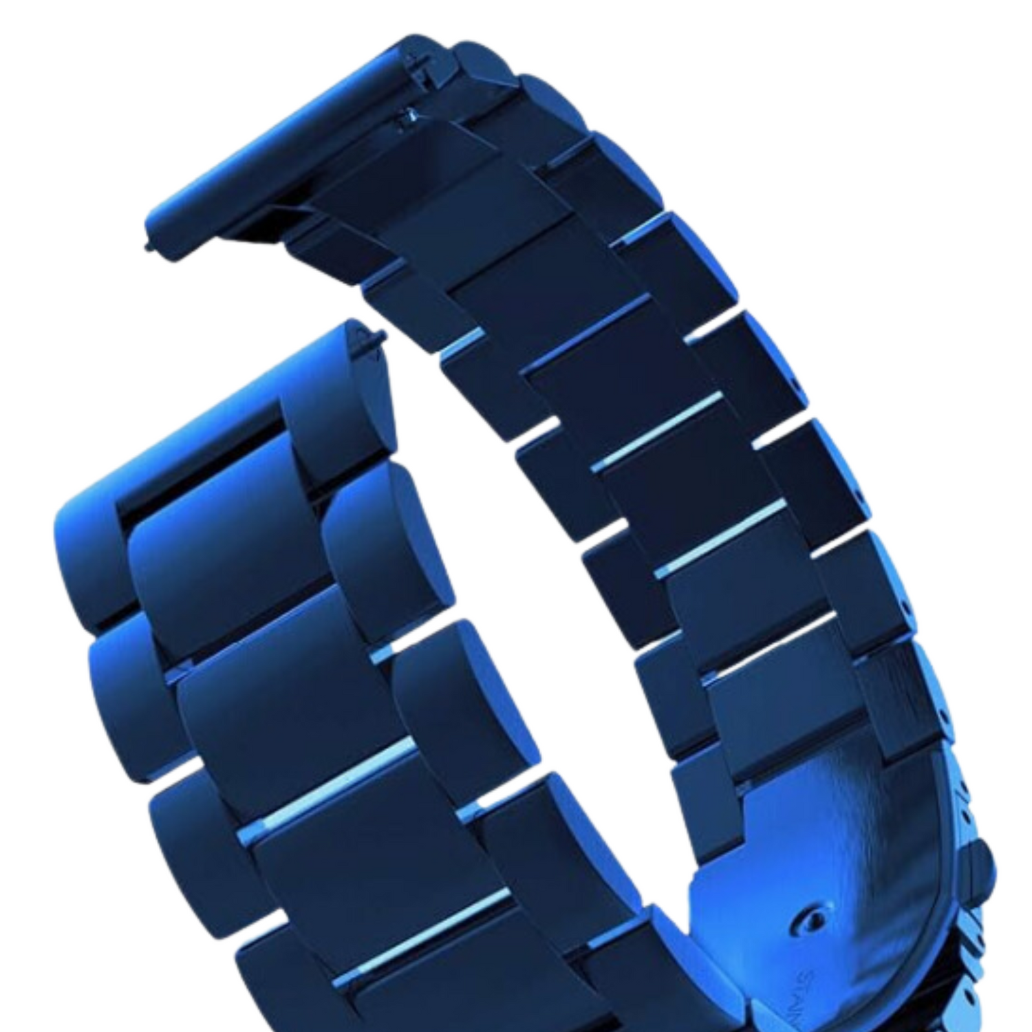Marineblaue Edelstahl-Uhrarmband