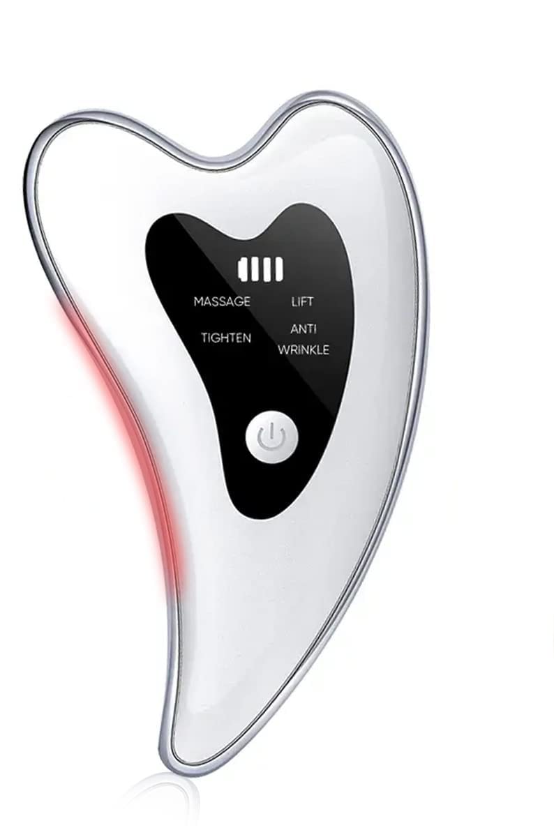 4 in 1 Elektrischer Gua Sha Gesichts-Massager Anti-Falten Doppelkinn Haut Gesichtsstraffungsgerät