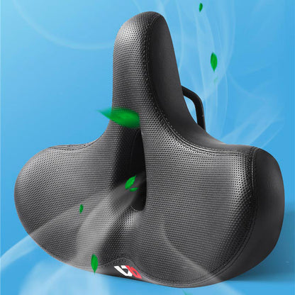 RideEase - Extra breiter &amp; atmungsaktiver bequemer Fahrradsattel, ergonomischer Fahrradsitz