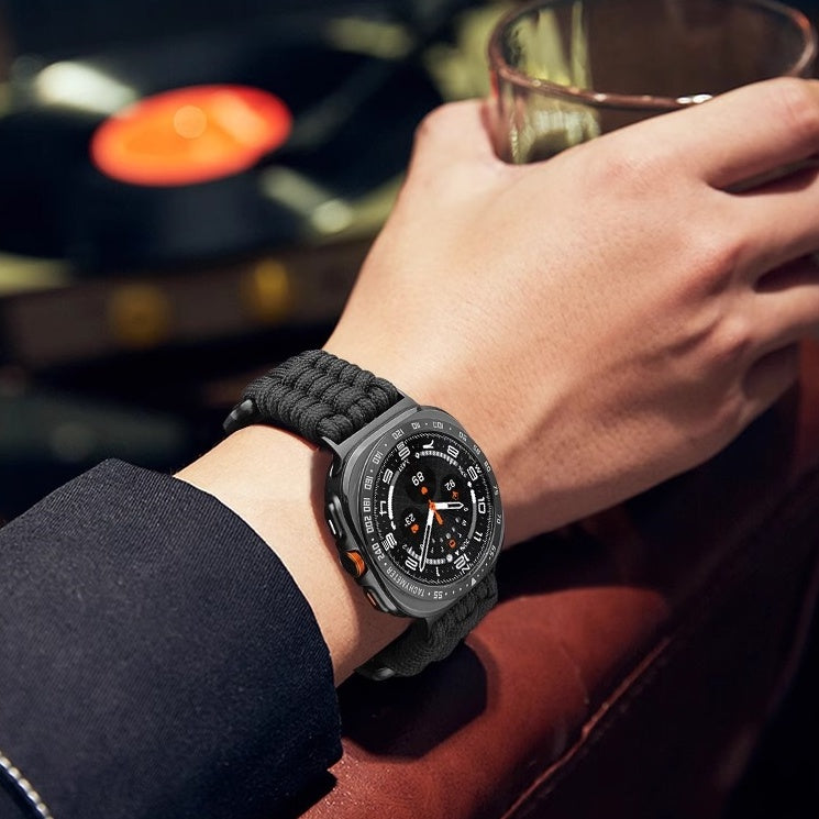 Outdoor nylon woven watch strap for Samsung Ultra Watch