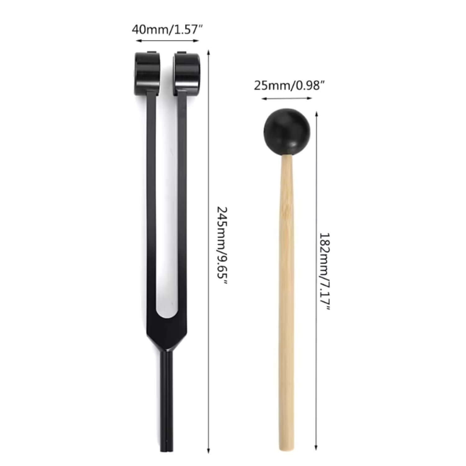 Stimmgabel Set für Klangtherapie &amp; Entspannung