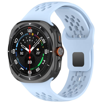 Sport atmungsaktive Silikon Uhrband für Samsung Galaxy Watch7 Ultra 47mm