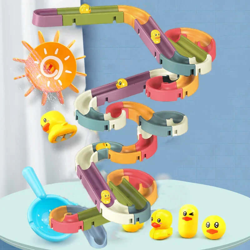 Kinder Bade-Spielzeug Wasserrutsche Set