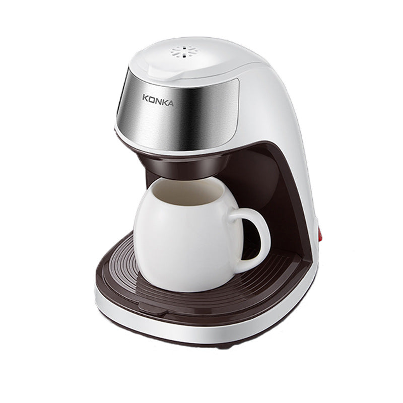 Konka Mini Kaffeemaschine Teemaschine für Zuhause Büro Klein und Tragbar