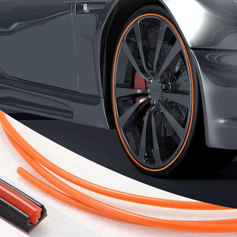 Radfelgen Schutz | Hohe Haftung, Einfache Installation &amp; Bordsteinschaber Prävention für Auffällige Automobilfelgen