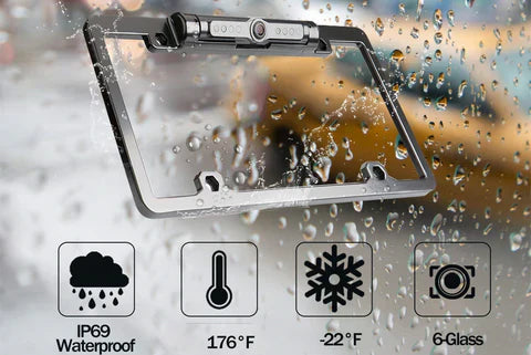 WLAN Rückfahrkamera kabellos – 170° Weitwinkel, Nachtsicht, wasserdicht, einfache Montage