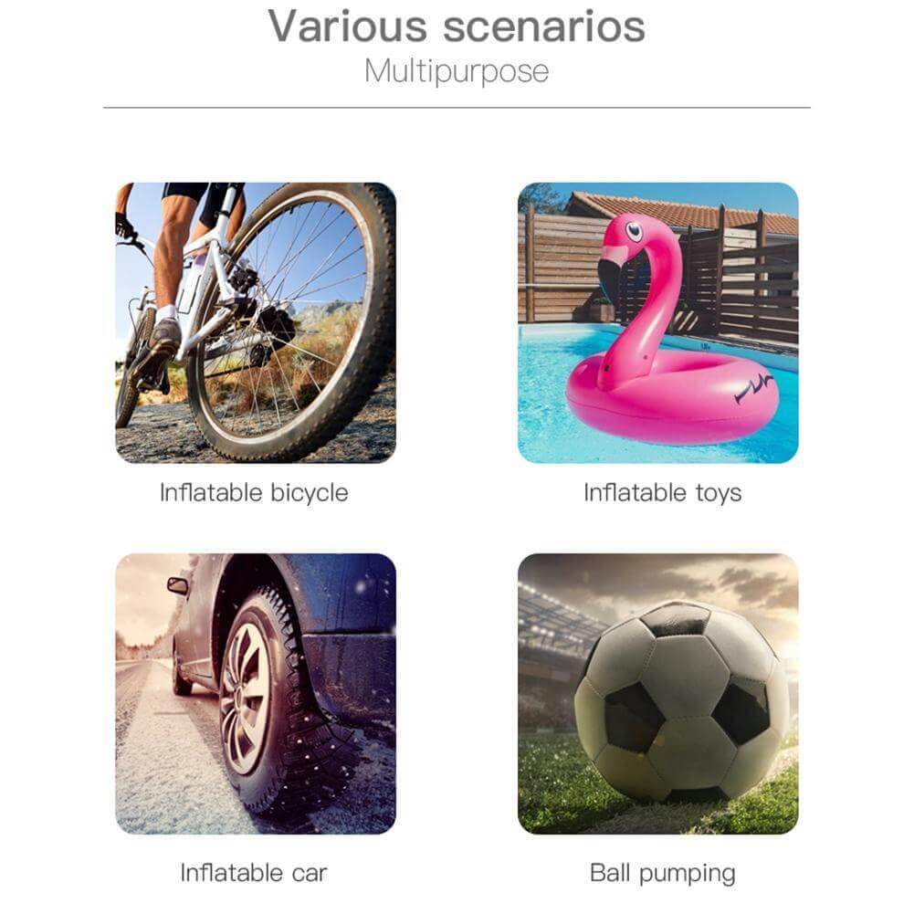 Tragbare elektrische Luftpumpe Reifenkompressor 12V