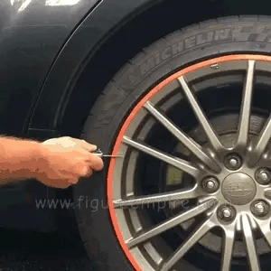 Radfelgen Schutz | Hohe Haftung, Einfache Installation &amp; Bordsteinschaber Prävention für Auffällige Automobilfelgen
