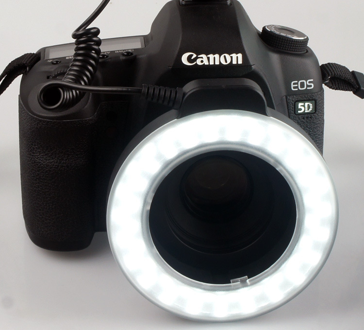 Universelles LED-Ringlicht für Kamera &amp; Vlogging – Kompakt, Tragbar, 48 LEDs