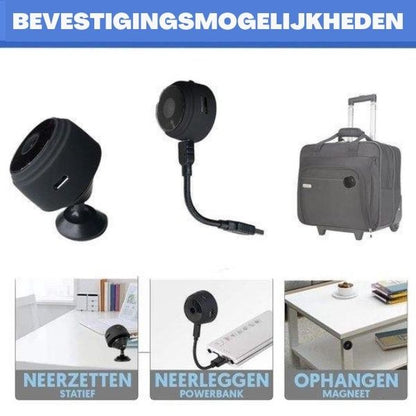 SecureView - Mini Sicherheitskamera - HD - 1080P - Drahtlos