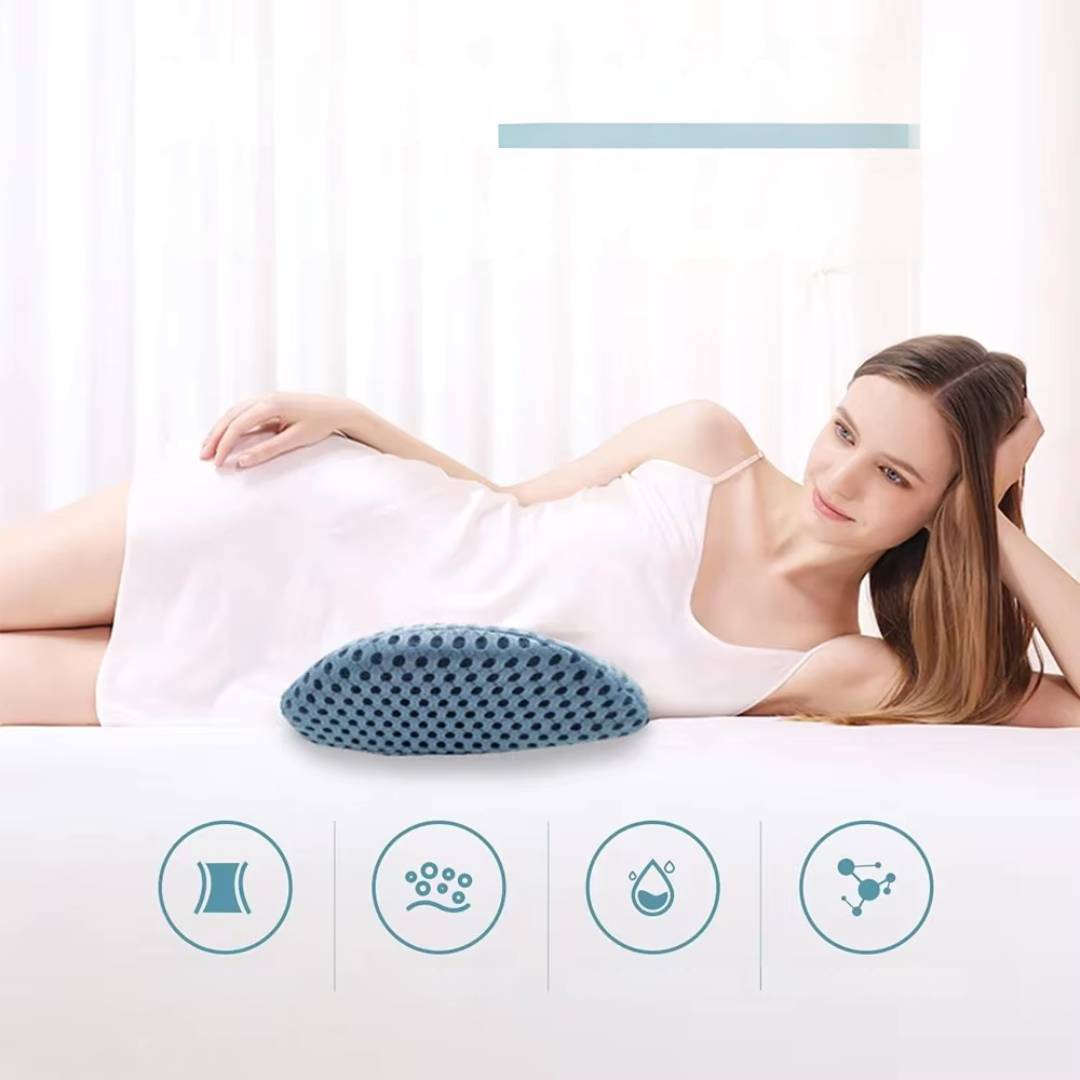 Ergonomisches Lendenwirbelstützkissen zur Linderung von Schmerzen im unteren Rücken - Ideal für Büro, Autofahren und den Hausgebrauch